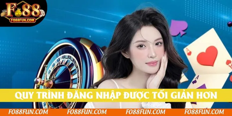 Quy trình đăng nhập vào nền tảng được tối giản hơn