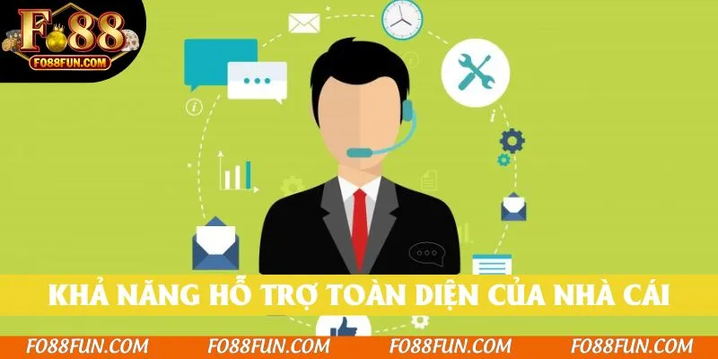 Khả năng hỗ trợ toàn diện của nhà cái đã được người dùng tin tưởng